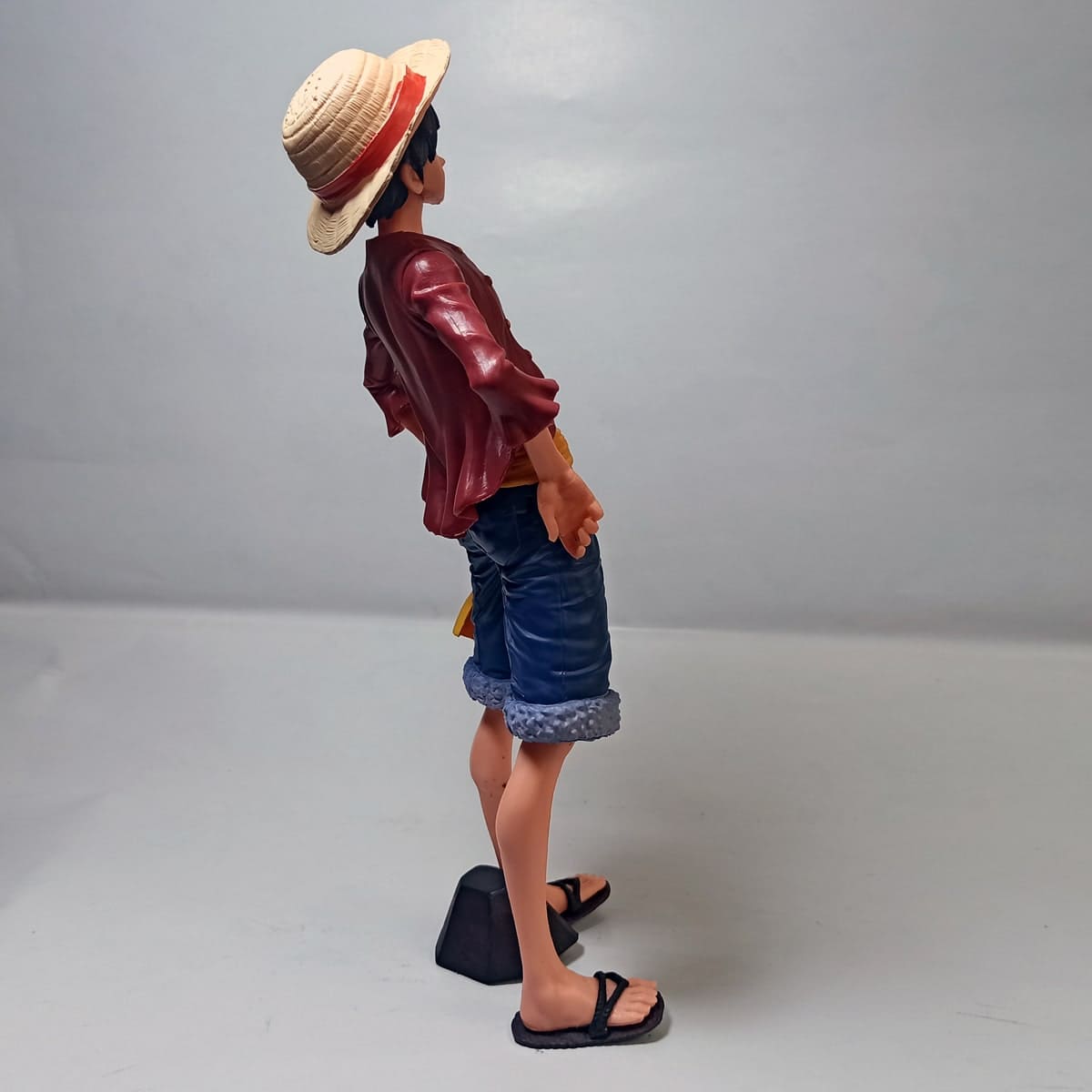 Figurine de Luffy avec trois visages interchangeables